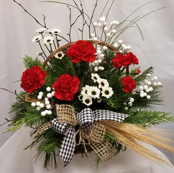 Christmas in the Country Basket from Shaw Florists in Grand Rapids, MN