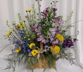 Wildflower Wishes Basket from Shaw Florists in Grand Rapids, MN