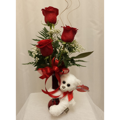 Rose Hugger Vase from Shaw Florists in Grand Rapids, MN