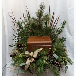 Peaceful Nature Urn Spray from Shaw Florists in Grand Rapids, MN